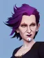 Placeholder: Portrait of a 30 year old strange witch like Bette Midler