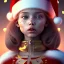 Placeholder: Cute Christmasy girl character, magnificent, majestic, Realistic photography, incredibly detailed, ultra high resolution, 8k, complex 3d render, cinema 4d.