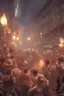 Placeholder: "Generate an immersive full body 3D rendering in the '3D Rendering style,' showcasing a male character in a detailed street setting surrounded by his captor and a crowd of people. Use advanced 3D techniques to bring this epic scene to life.
