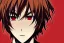 Placeholder: Detailed pretty anime boy, brown hair with blonde strips, keep head in frame, headshot, glaring, brown eyes, covered in bandages, looking serious, illustration, digital painting, only one character, color scheme red, wearing many bandages, Osamu Dazai inspired, anime inspired, manga, dazai, red hair, Chuuya, pretty, scruffy, angry, brooding, manga inspired, small nose, long lower eyelashes, handsome, widows peak, headshot, glaring, cute, wearing a bandage on neck, small nose, scruffy hair