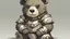 Placeholder: ourson mignon en armure swat