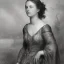 Placeholder: stunningly beautiful young woman , Gustave Doré black and white illustration, perfect eyes, beautiful face