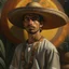 Placeholder: mexican men portret painting neoclassism whole body zoom the sun