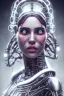 Placeholder: cyberpunk, head, women, portrai, cry, tears, tron, cyborg, robot, cyborg, white hair, seven , perfekt, real, dream, hr giger