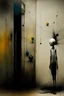 Placeholder: Style by Gabriel Pacheco and Joan Miro and Oskar Schlemmer, surreal abstract art, empathy for nightmares, dada doorway to the dreaming, surreal masterpiece, juxtaposition of the uncanny and the banal, sharp focus, smooth, by Stephen Gammell