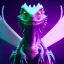 Placeholder: Reptile like creature, wings,feathers,deep colors,dynamic lighting,Ultraviolet dimension, unreal engine 5, 8k resolution, attractive, realistic, ultra detailed