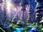 Placeholder: white crystal cosmic and galactic ambiance hill forest sky rocks sunny trees pools surreal, full of details, smooth, bright sunshine，soft light atmosphere, light effect，vaporwave colorful, concept art, smooth, extremely sharp detail, finely tuned detail, ultra high definition, 8 k, unreal engine 5, ultra sharp focus