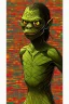 Placeholder: smeagol in Kente, cinematic, ghana colours, african pattern, engraved, high detail