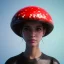 Placeholder: Mushroom head girl unreal 5, octane render, cinema4d, redshift render, hyper realistic, cenematic, vibrancy, synthwave, retouch, centered, dynamic lighting, dramatic lighting, 4k, highly detailed, attractive beautiful, realistic, epic composition, holographic,