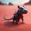 Placeholder: pen outline, elongated female ninja dog rat hippo witch on the red sand beach ,bokeh like f/0.8, tilt-shift lens 8k, high detail, smooth render, down-light, unreal engine