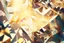 Placeholder: beautiful composition, symmetric pattern, Double exposure of cubes in which abstract flowers are, cracked holographic marble background, the cracks are golden S<AI in sunshine