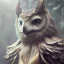 Placeholder: realistic, octane portrait, natural lighting,full body shining gold metal, elegant, bokeh, volumetric lighting, extreme detail, Photorealism, High detail, Hyper realistic Owl in forest, macro lens blur, 80mm, cinema4d, HDR, 8k, unreal engine 5