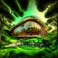 Placeholder: A mesmerizing organic house nestled within an enchanting garden, architectural photography capturing the sleek lines of modernist design, bathed in warm sunlight, emphasizing the harmony between the man-made structure and the natural surroundings, Illustration, digital art,