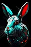 Placeholder: t-shirt design, rabbit digital art by Jan Tengnagel, shutterstock contest winner, furry art, artwork, angular, art