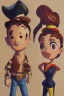 Placeholder: Double Shot Of My Baby's Love Alex Hirsch Rudy Nappi Reisha Perlmutter skin-tight Australian tonalism futurism modern European ink painting pre-raphaelitism renaissance painting Anime Character, detailed, vibrant, anime face, sharp focus, Character Design, style of Mad Magazine Aladdin Toy Story