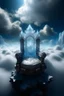 Placeholder: throne of crystal in the clouds