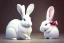 Placeholder: A beautiful white bunny is holding a RGD-5 Ruchnaya Granata Distantsionnaya in his paws