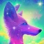 Placeholder: A magical sparkle wolf