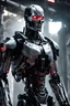 Placeholder: Photography Realistic Cinematic Terminator Skynet with body mecha|full armor|organ|mystery|runes|neon|light, imbalances, mutations, anomalies, natural beauty, sound system