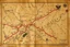 Placeholder: a scan of an ancient Cree Anishinaabe road map, hand drawn been stained and weathered
