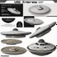 Placeholder: photorealistic uss enterprise ncc-1701X, saucer section connected by a thick angled neck down to the body of the ship, a long pillshaped oval with a deflector dish stuck in the front and a landing bay in the rear