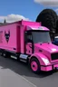 Placeholder: batman drive in pink lorry