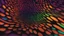 Placeholder: Grainy color gradient background, abstract vibrant colors, grain texture, blurred orange purple green spots on black