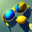 Placeholder: a lemon wearing sunglasses, relaxing on the beach, pixar movie still, 3d, realistic render, hyperdetailed