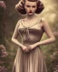 Placeholder: vintage style photos of women in pin-up inspired dresses, intricately detailed, realistic, beautiful, peaceful, 8k resolution