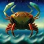 Placeholder: ATTACK OF THE GIANT MOSTER CRAB by van Gogh 8k