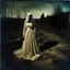 Placeholder: Photorealistic polaroid nothingness and distressing anguish old wooden figure wasteland night Max Ernst Hieronymus Bosch, volumetric light, shot on Hasselblad, movie shot, details of the dress accentuated, nightmare, hypermaximalist