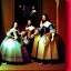 Placeholder: drawing of las meninas velazquez style