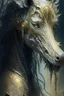 Placeholder: Child-eating horse deer lion alligator alien fused together , fantasy, intricate, elegant, highly detailed, digital painting, artstation, concept art, smooth, sharp focus, illustration, art by artgerm and greg rutkowski