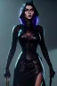 Placeholder: Medieval witch SOPHIA LOREN dressed in shiny black leather, blade runner, busty, cleavage, volumetric lighting, particales,highly detailed,cinematic, deep colours,8