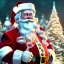 Placeholder: Santa Clause, portrait , embroidery, octane render, high detail