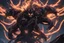 Placeholder: grendel in 8k solo leveling shadow artstyle, Crystal and Symbiote them, neon effect , magic circle, close picture, full body, apocalypse, intricate details, highly detailed, high details, detailed portrait, masterpiece,ultra detailed, ultra quality