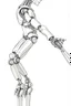 Placeholder: Draw a cover image. What it's about is an elongated flexible robotic arm with flexible joints that are drawing a three-dimensional model. The three-dimensional structure in the figure should be rich in color. The background is white.