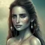 Placeholder: best quality, realistic lighting, masterpiece portrait of Penelope Cruz from pirates of the Caribbean, details, light dusting of freckles, shot from above, simple chain hauberk, warhammerVector art matte painting digital illustration 3D shading CryEngine Behance HD 3Delight