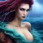 Placeholder: high-quality, fine-detail close-up portrait of gorgeous, stunning goddess of water, stormy ocean as hair, vibrant seaweed as dress, 8k resolution, 3D octane render, intricate, digital art, detailed matte, volumetric lighting, George Grie, Anne Dittman, Anne Stokes, Lisa Parker, Selina French,