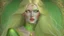 Placeholder: A woman who had green eyes and long blond hair that she wore in elaborate coiffures. Being known as someone at the height of fashion, prior to her disappearance, she favored wearing green and golden outfits to match her physical features.