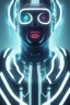 Placeholder: cyberpunk, head, men, portrai, tron