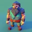 Placeholder: low poly lumberjack