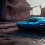 Placeholder: 3d rendering. Miniature, Diacast 2019 dodge Challenger, scale 1:50, racing background, Lost in Time, cinematic lighting, hyper realistic