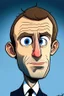 Placeholder: Emmanuel Macron cartoon 2d