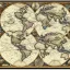 Placeholder: A world map New of five conjoined continents