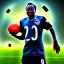 Placeholder: Portrait Pele joue football au paradis