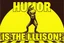 Placeholder: "Humor is the illusion!" propaganda poster in the style of Rembrandt, Escher and Giger