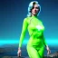 Placeholder: Realistic image, retro sci-fi, portrait, waist up view, blonde woman, sweet Marylin Monroe face, perfect iris, glow eyes. tight lycra tights suit, epic style, vibrant color, highly detailed, unreal engine 5, ray tracing, RTX, lumen lighting, ultra detail, volumetric lighting, 3d, finely drawn, high definition, high resolution.