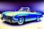 Placeholder: a true-to-life 1956 mercedes benz 300 sl roadster, centered, intricate, extreme detailed, photorealism, center view, city background, pivot on mercedes, pen and color marker painting by cheryl kelley