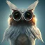 Placeholder: depth of field, Steampunk Owl, extreme detail, Photorealism, macro lens 70mm,bokeh, cinema4d, 8k, unreal engine 5, redshift render